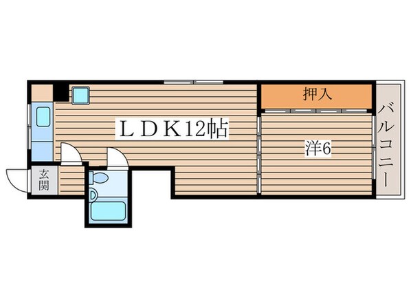 苗代コ－ポの物件間取画像